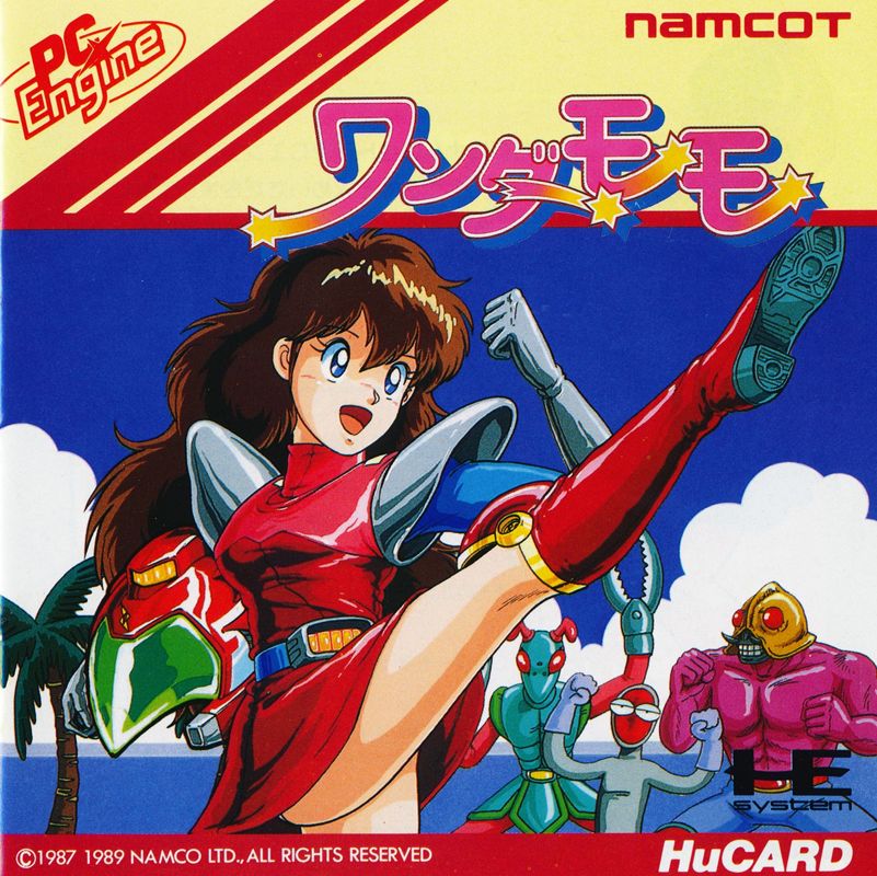 Wonder Momo box art for PC Engine